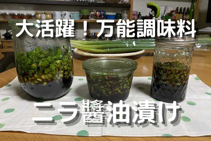 ニラ醤油の使い方 アレンジ無限の万能調味料 簡単な活用レシピ